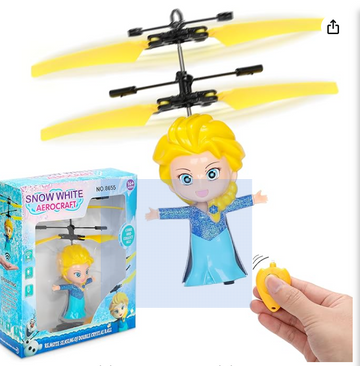 Flying Fairy Toys Flying Ball - Princess Infrared Induction RC Flying Ball Toy for Kids Birthday Gifts Light Helicopter Flying Drone Indoor and Outdoor Games Toys for Boys Girls 6 7 8 9 10+ Year Old